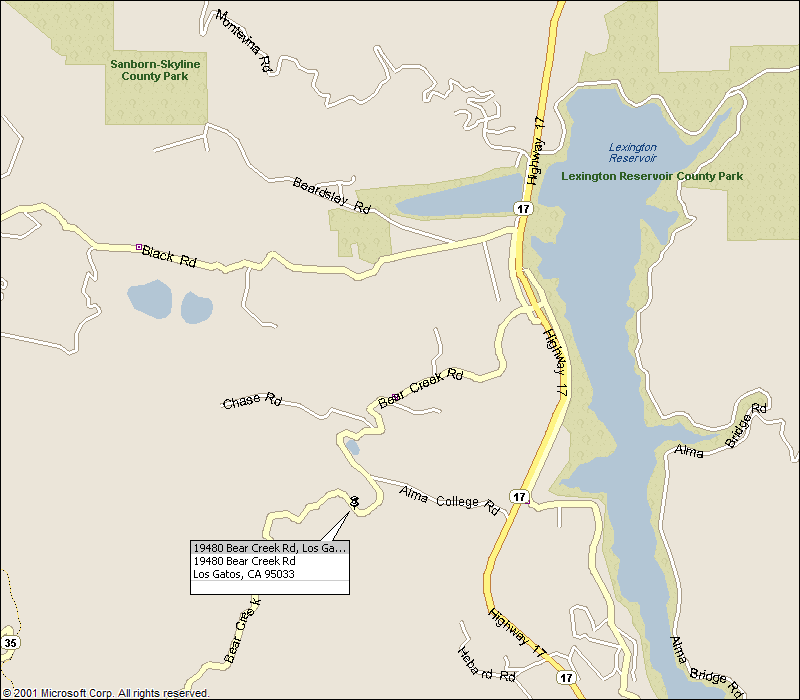 Los Gatos area, California, United States